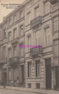 Belgium Postcard - Pension Rombauts, 12-14 Rue Berckmans, Bruxelles  SW14471