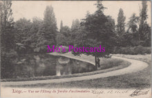 Load image into Gallery viewer, Belgium Postcard - Liege, Vue Sur L'Etang Du Jardin d'Acclimatation SW15173