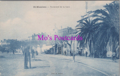 France Postcard - Sainte-Maxime, Boulevard De La Gare   DZ256