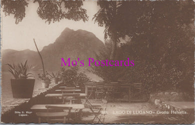 Switzerland Postcard - Lago Di Lugano, Grotto Helvetia   DZ266