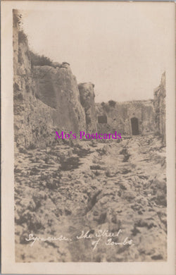 Italy Postcard - Syracuse, The Street of Tombs  DZ276