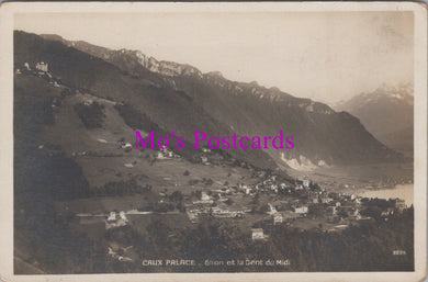 Switzerland Postcard - Caux Palace, Glion Et La Dent Du Midi   DZ302
