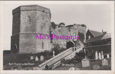 Wales Postcard - St David's Bell Tower and 39 Steps  SW14409