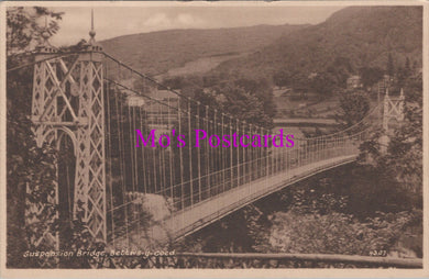 Wales Postcard - Suspension Bridge, Bettws-y-Coed   SW14414