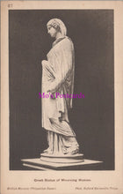 Load image into Gallery viewer, British Museum Postcard - Greek Statue of Mourning Woman   SW14419