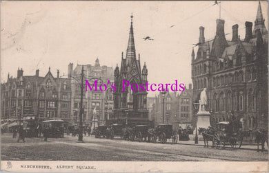 Lancashire Postcard - Manchester, Albert Square    SW14425