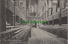 Load image into Gallery viewer, London Postcard - Nave, Westminster Abbey Processional Carpet  SW13743