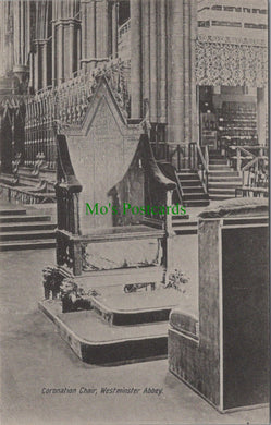 London Postcard - Coronation Chair, Westminster Abbey   SW13744