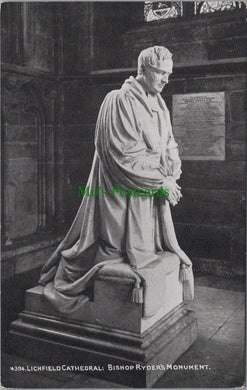 Staffordshire Postcard - Lichfield Cathedral: Bishop Ryder's Monument SW13757