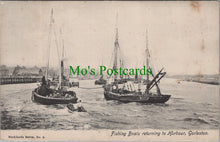 Load image into Gallery viewer, Norfolk Postcard - Gorleston Fishing Boats Returning To Harbour  SW13766
