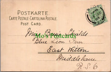 Load image into Gallery viewer, Greetings Postcard - A Happy Christmas. Yellow Rose SW13809