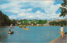 Load image into Gallery viewer, Cornwall Postcard - The Boating Lake, Coronation Park, Helston  SW13880
