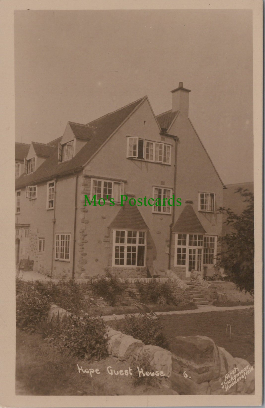 Derbyshire Postcard - Hope Guest House SW13940
