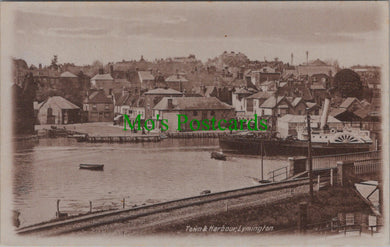 Hampshire Postcard - Lymington Town and Harbour  SW14053