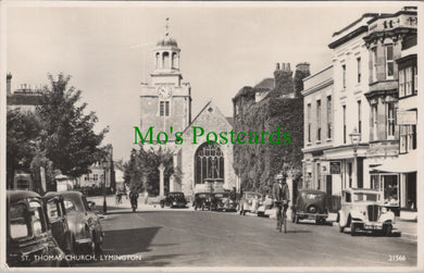 Hampshire Postcard - Lymington, St Thomas' Church   SW14056