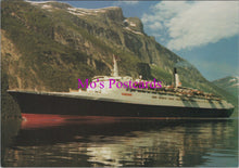 Load image into Gallery viewer, Shipping Postcard - Cunard Queen Elizabeth 2 Cruise Liner SW15249