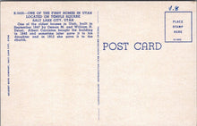 Load image into Gallery viewer, America Postcard - House on Temple Square, Salt Lake City, Utah  SW16516