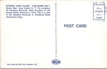 Load image into Gallery viewer, America Postcard - "Sagamore Hill", Oyster Bay, Long Island, New York  SW16536