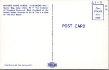 Load image into Gallery viewer, America Postcard - "Sagamore Hill", Oyster Bay, Long Island, New York  SW16538
