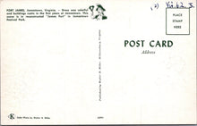Load image into Gallery viewer, America Postcard - Fort James, Jamestown, Virginia   SW16552