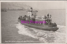 Load image into Gallery viewer, Hampshire Postcard - The Hotspur Leaving Hythe Pier   SW14817