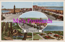 Load image into Gallery viewer, Dorset Postcard - Weymouth Promenade and Clock Tower  SW14525