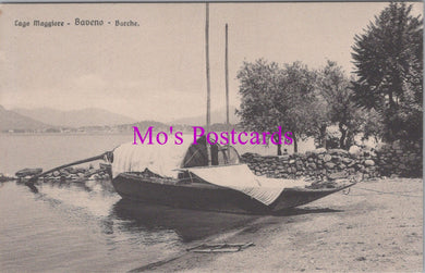 Italy Postcard - Lago Maggiore, Baveno, Barche  DZ16