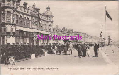Dorset Postcard - Weymouth, The Royal Hotel and Esplanade  DZ209