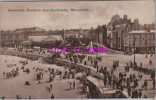 Load image into Gallery viewer, Dorset Postcard - Alexandra Gardens and Esplanade, Weymouth   DZ211