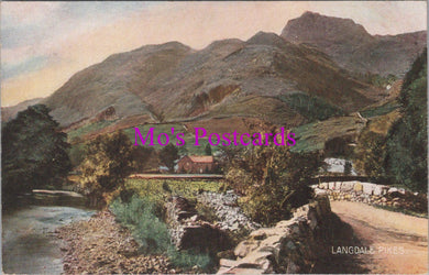 Cumbria Postcard - The Langdale Pikes   DZ245