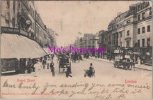 Load image into Gallery viewer, London Postcard - Regent Street Pedestrians and Traffic  SW16648