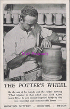 Load image into Gallery viewer, Devon Postcard - The Potter's Wheel, Honiton Pottery SW15610