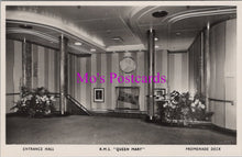 Load image into Gallery viewer, Shipping Postcard - R.M.S."Queen Mary", Promenade Deck SW14899