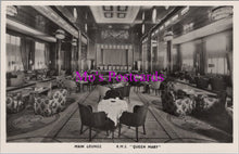 Load image into Gallery viewer, Shipping Postcard - R.M.S."Queen Mary", Main Lounge  SW14901