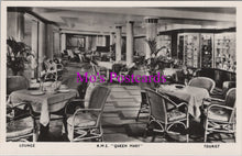 Load image into Gallery viewer, Shipping Postcard - R.M.S."Queen Mary" Ocean Liner. Tourist Lounge  SW14937