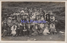 Load image into Gallery viewer, Social History Postcard - Group of People on a Countryside Outing  DZ58
