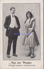 Load image into Gallery viewer, Entertainer Postcard - Ray and Douglas, Popular Comedy Entertainers  DZ79
