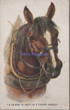 Load image into Gallery viewer, Animals Postcard - Working Horse, Artist Florence.E.Valter  DZ106
