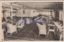 Load image into Gallery viewer, Shipping Postcard - Royal Eagle Steam Ship, The Deck Lounge  DZ107