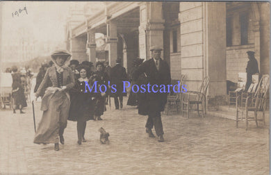France Postcard - French Social History. Family Strolling  DZ108