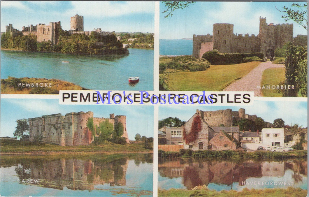 Wales Postcard - Pembrokeshire Castles   DC1954