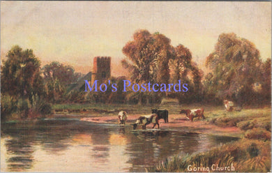 Oxfordshire Postcard - Goring Church   DC1967