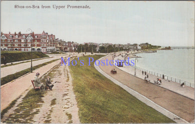 Wales Postcard - Rhos-on-Sea From Upper Promenade   DC1848