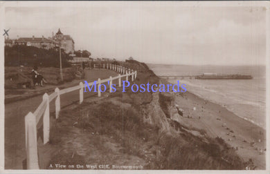 Dorset Postcard - Bournemouth, A View on The West Cliff  DC1849