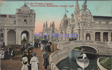 Load image into Gallery viewer, Franco-British Exhibition Postcard - On The Western Lagoon DC1862