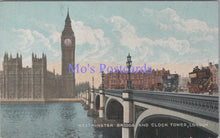 Load image into Gallery viewer, London Postcard - Westminster Bridge and Clock Tower  DC1783

