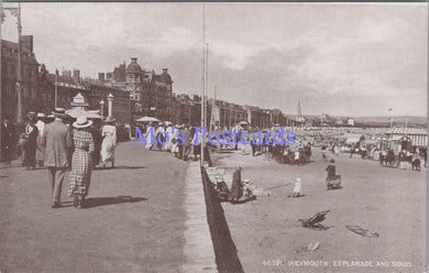 Dorset Postcard - Weymouth Esplanade and Sands   SW14321