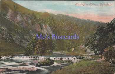 Derbyshire Postcard - Tissington Spires, Dovedale   SW14335
