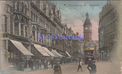 Wales Postcard - Commercial Street, Newport   SW14348