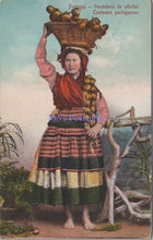 Load image into Gallery viewer, Portugal Postcard - Vendedora De Cebolas Costumes Portuguezes  SW14369
